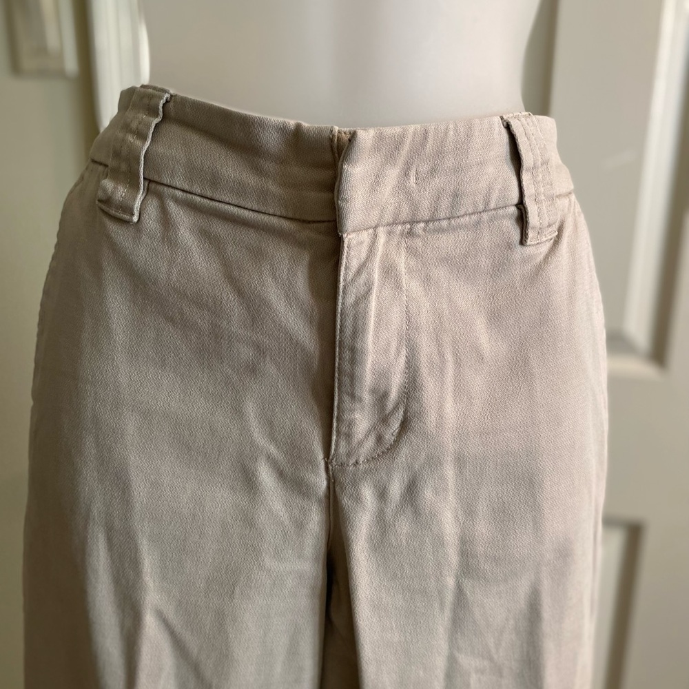 Tommy Hilfiger - Woman’s khaki color stretch crop pants, Size: 6 - Picture 3 of 9